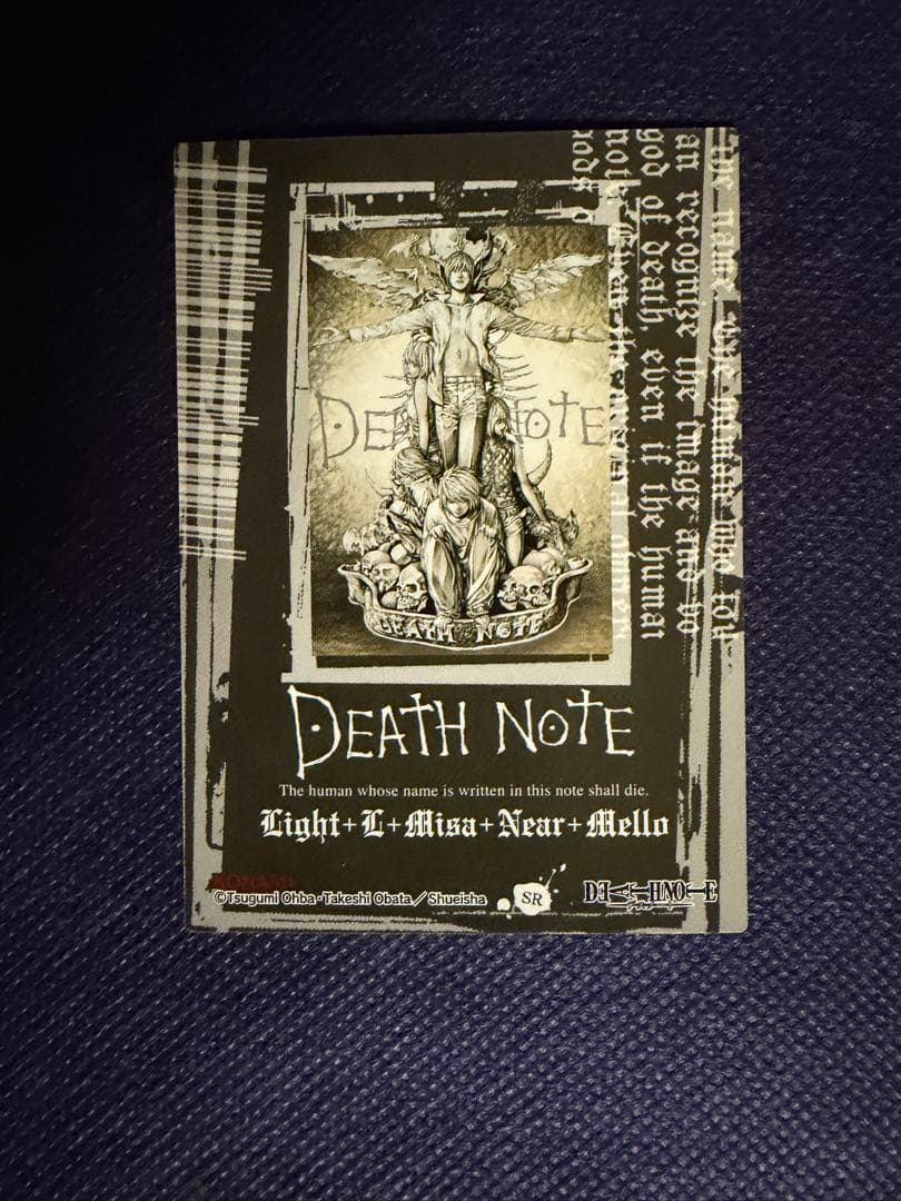 レアカード　夜神月　L　DEATHNOTE デスノート トレーディングカード