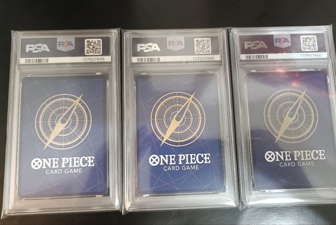 ワンピースカードゲーム ロロノア・ゾロ フラッグシップバトル PSA10 3連番