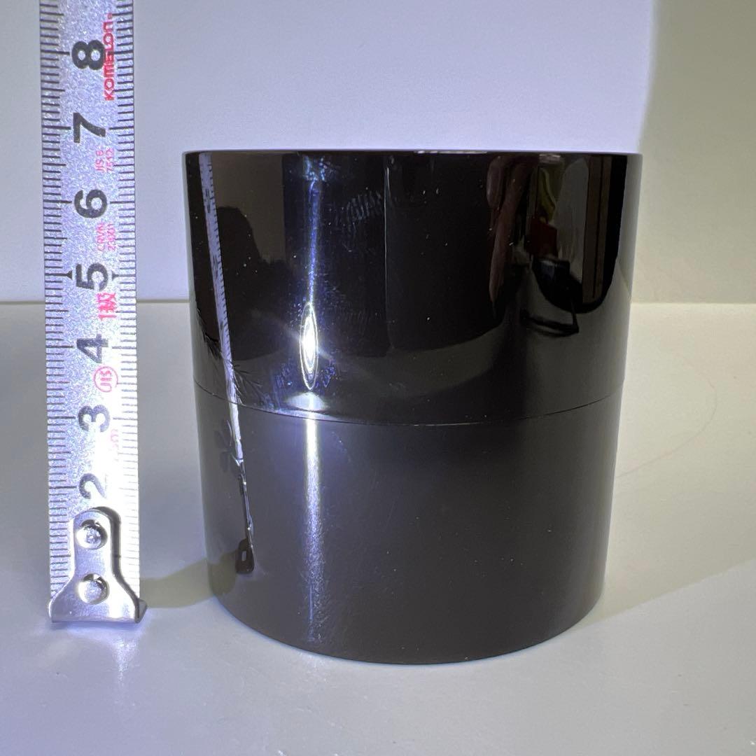 蒔絵　銀溜棗　木箱付　高さ約6.5㎝　東Y8-0327☆1F