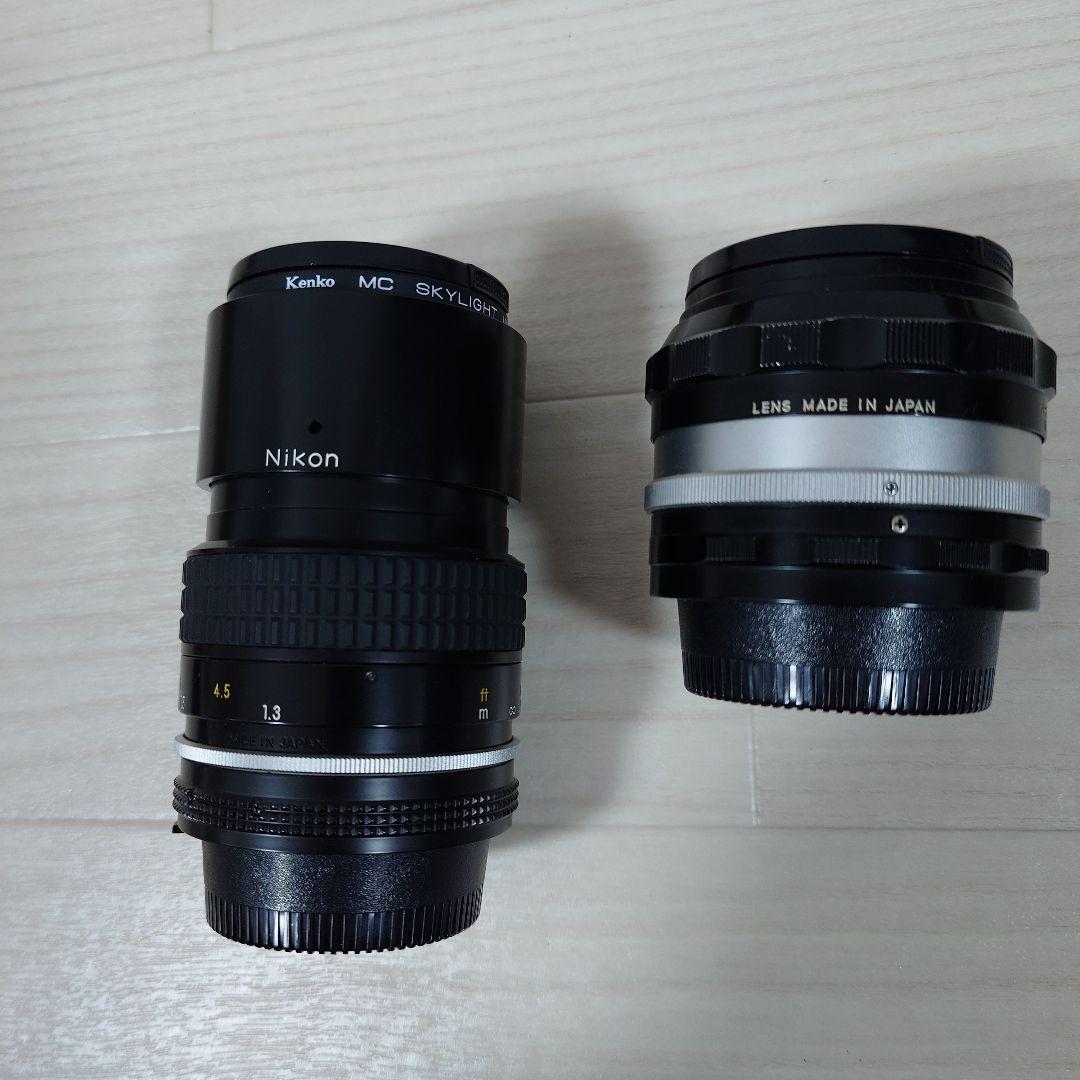 Nikon ニコン ニコマート Nikomat EL カメラ　レンズ　ストロボ付