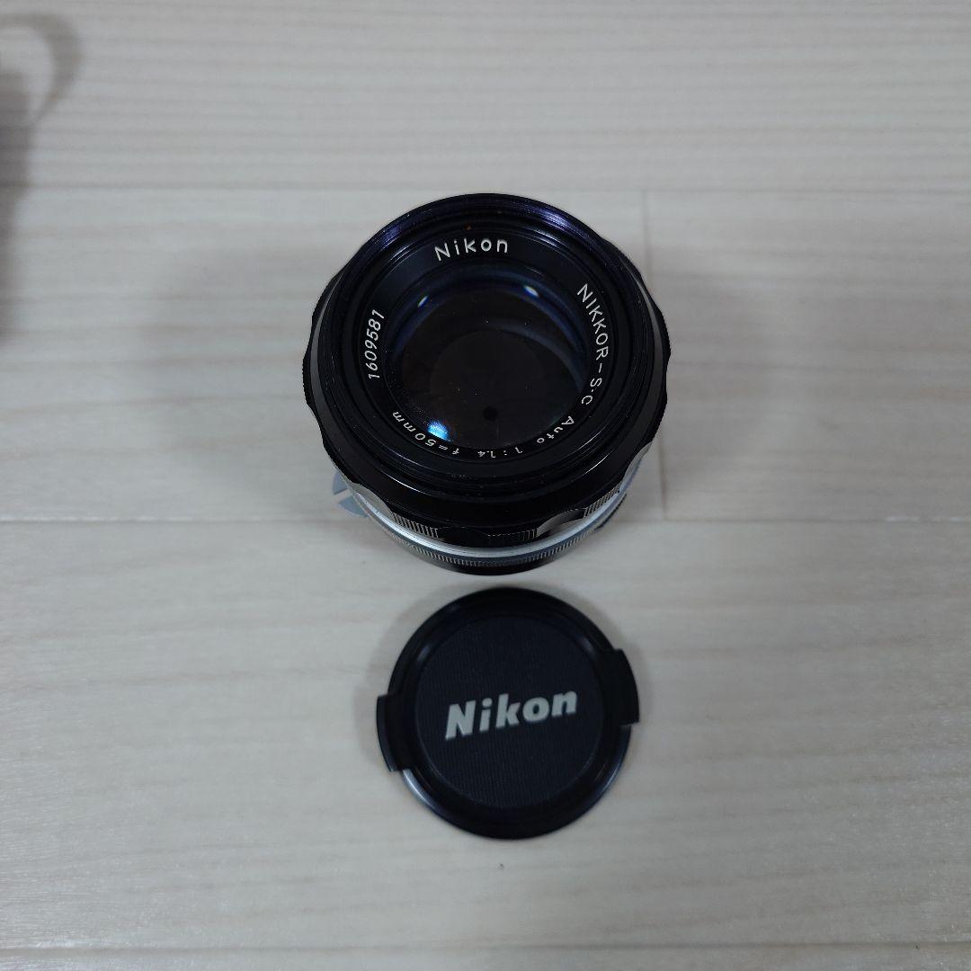 Nikon ニコン ニコマート Nikomat EL カメラ　レンズ　ストロボ付