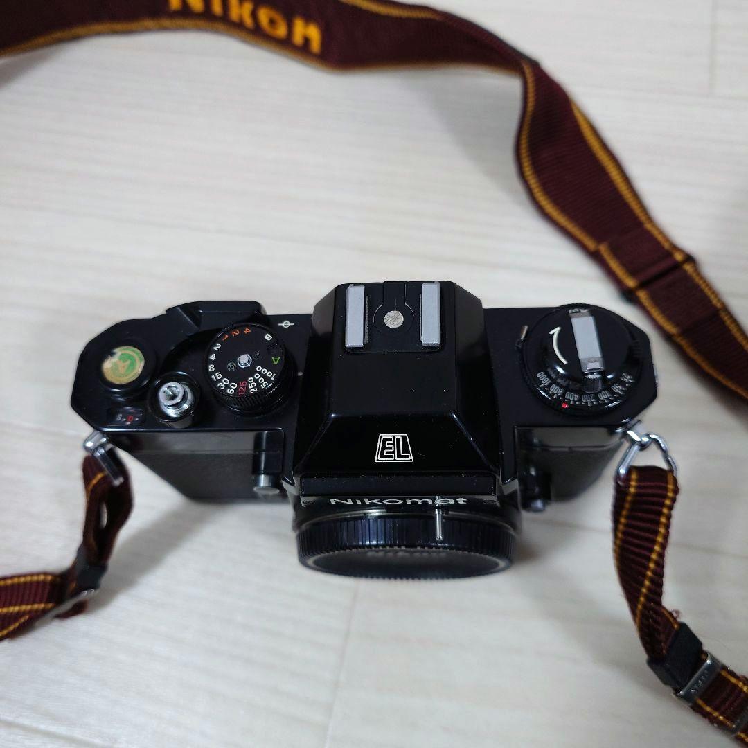 Nikon ニコン ニコマート Nikomat EL カメラ　レンズ　ストロボ付