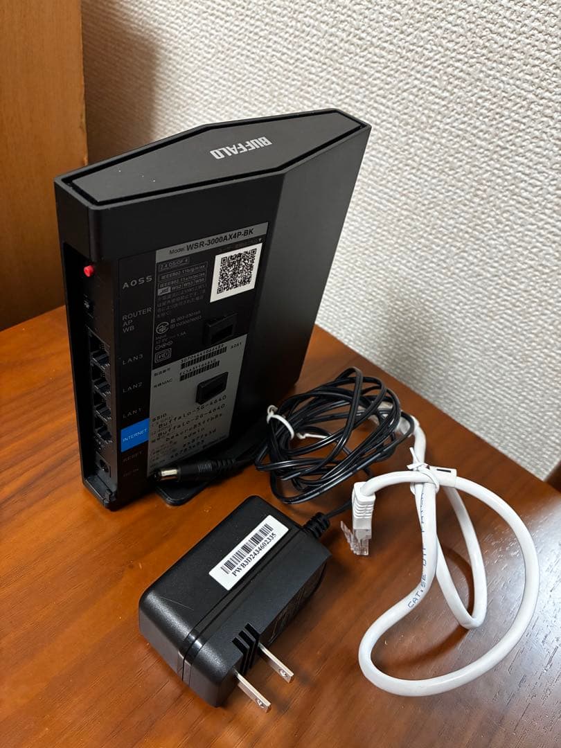 BUFFALO WSR-3000AX4P Wi-Fi6ルーター 動作確認済