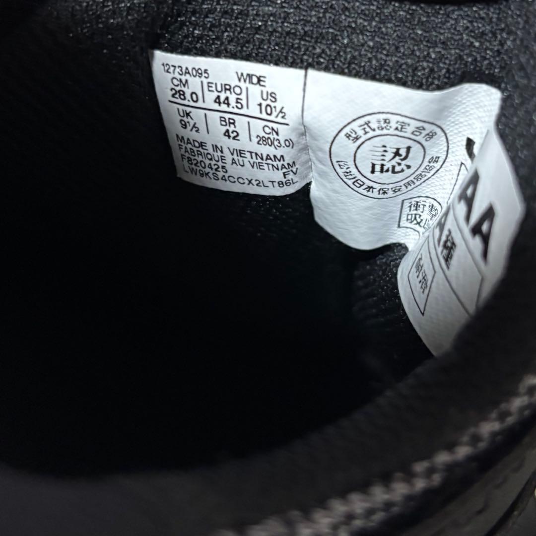 asics(アシックス) 安全靴　アスレチックシューズ　ブラック　28.0cm