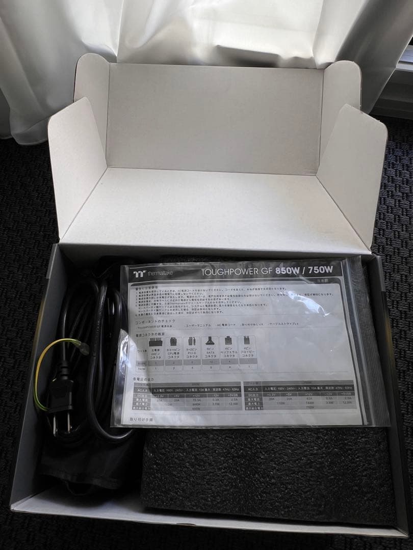 電源ユニット Thermaltake Toughpower GF 850W 80Plus
