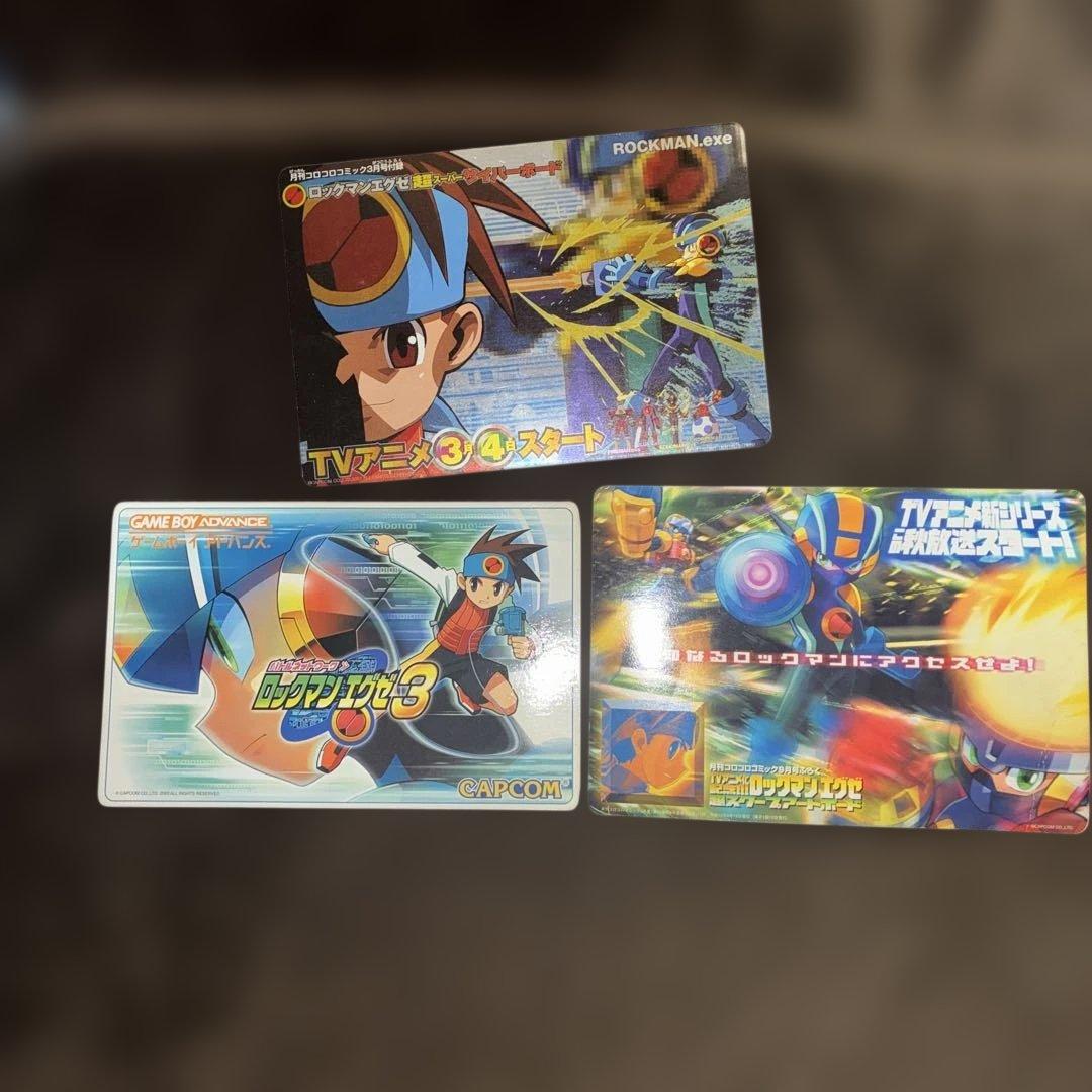 ロックマンエグゼ　グッズまとめ売り　ゲームカセット　カード　アートボード