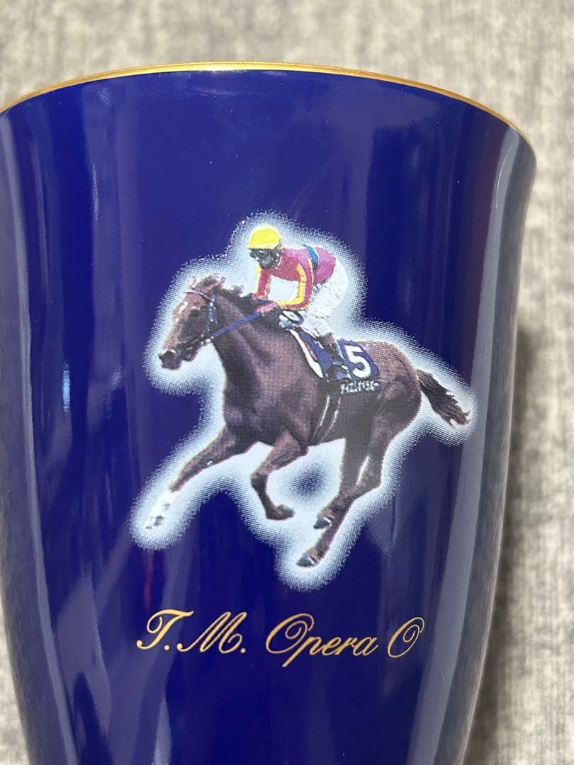競馬　テイエムオペラオー　ラベル　グラス　ワイン　セット　JRA レア　希少