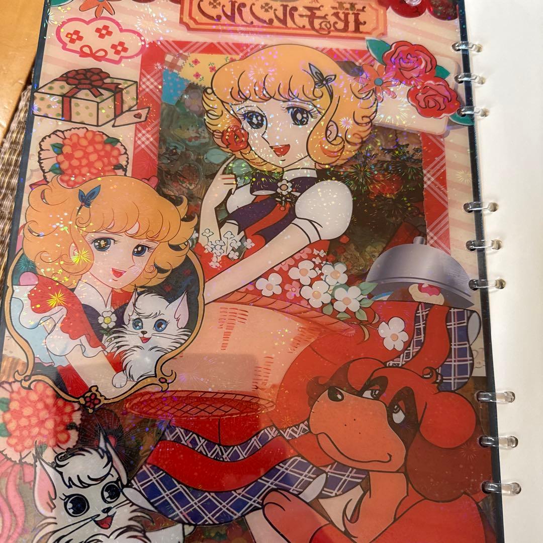 シャカシャカノート　A4サイズ　昭和レトロ　花の子ルンルン