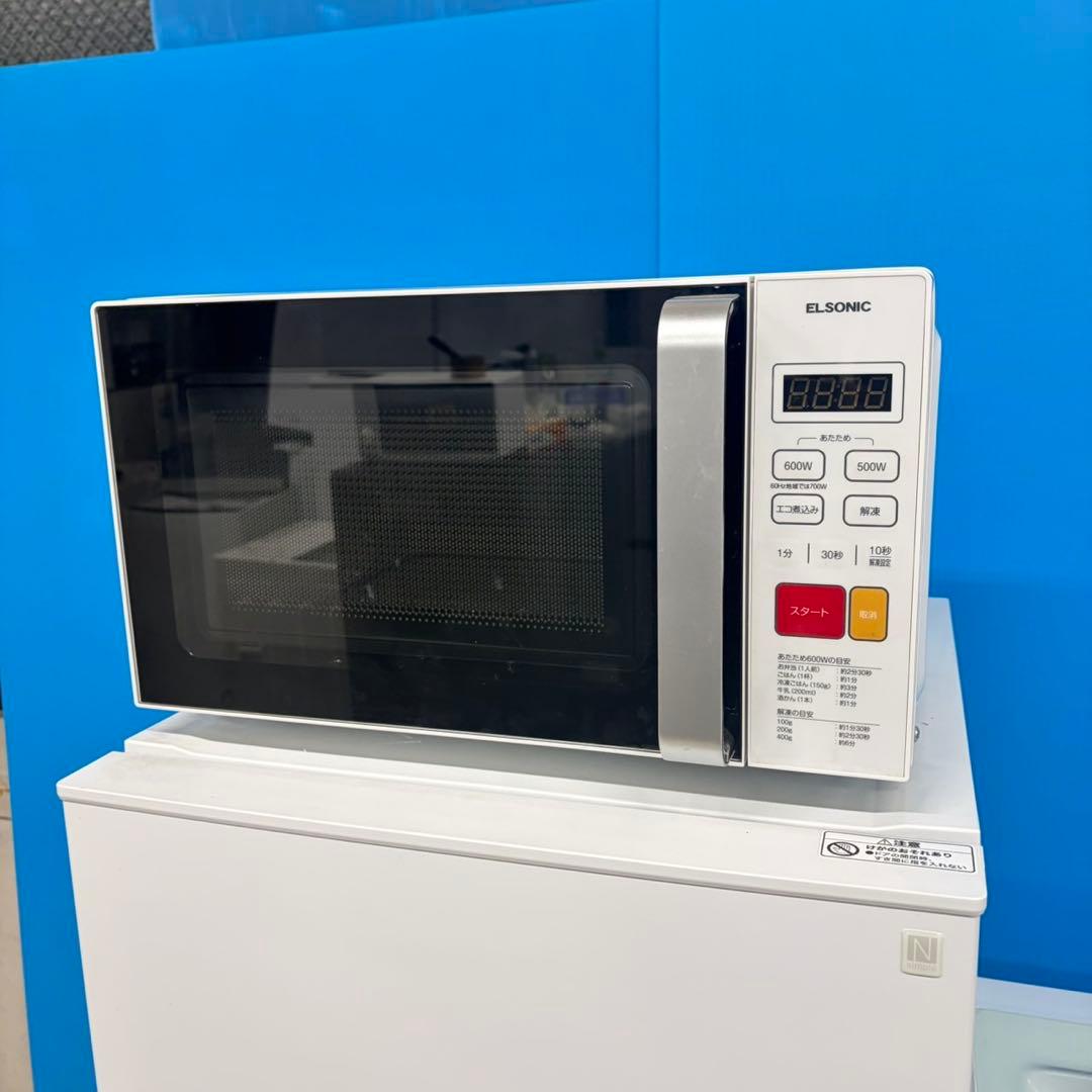 983 ホワイト　冷蔵庫　洗濯機　フラットレンジ　セット　小型　一人暮らし