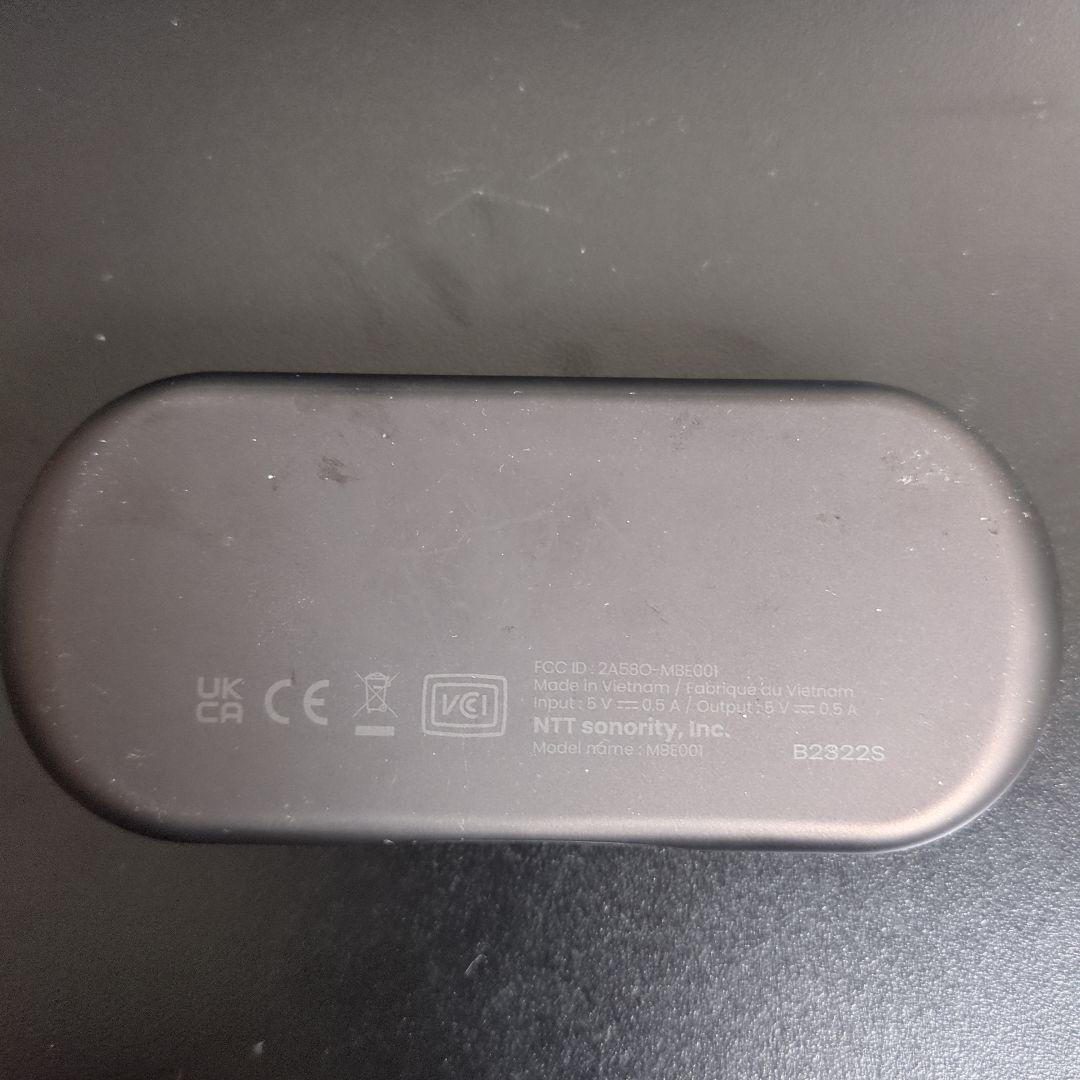 【箱有り】NTT sonority ワイヤレスイヤホンnwm MBE001