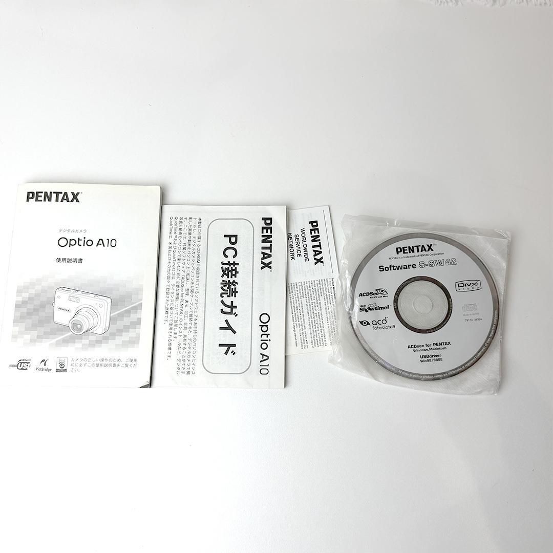 【動作確認・美品】PENTAX ペンタックス デジタルカメラ Optio A10