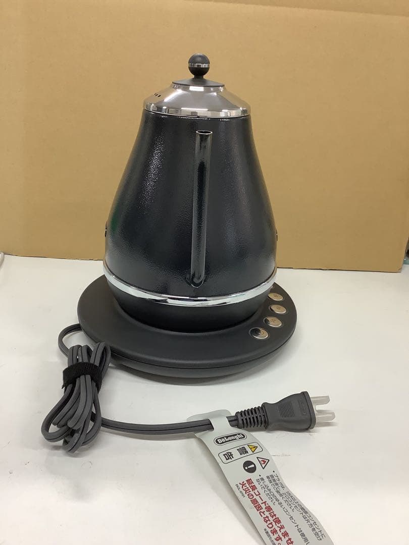 デロンギ 温度設定機能付き 電気カフェケトル KBOE1203J-GY