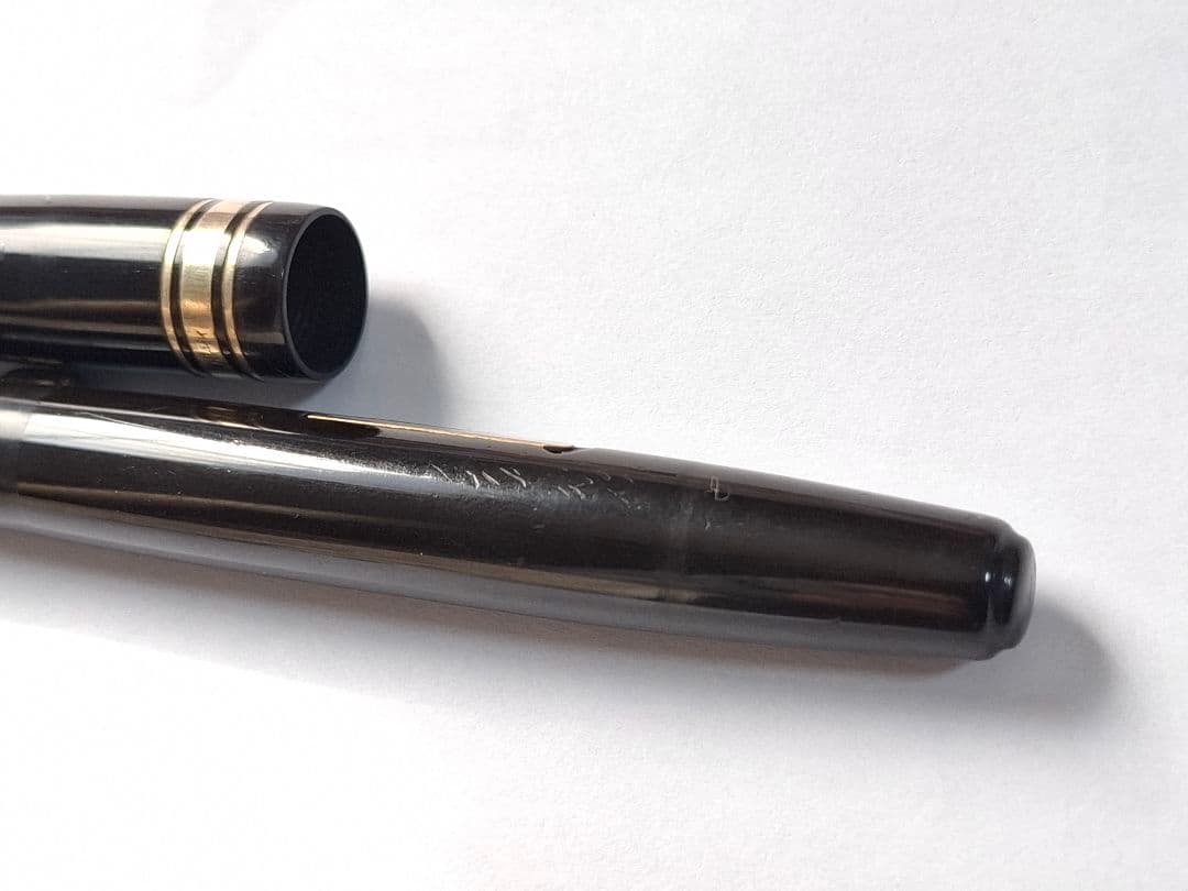50年代　PILOT　レバーフィラー式万年筆　warranted　ワランテッド