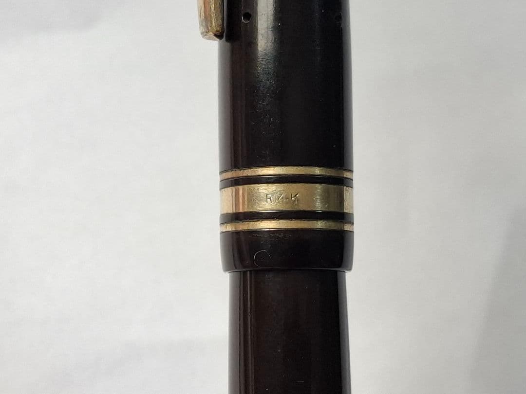 50年代　PILOT　レバーフィラー式万年筆　warranted　ワランテッド