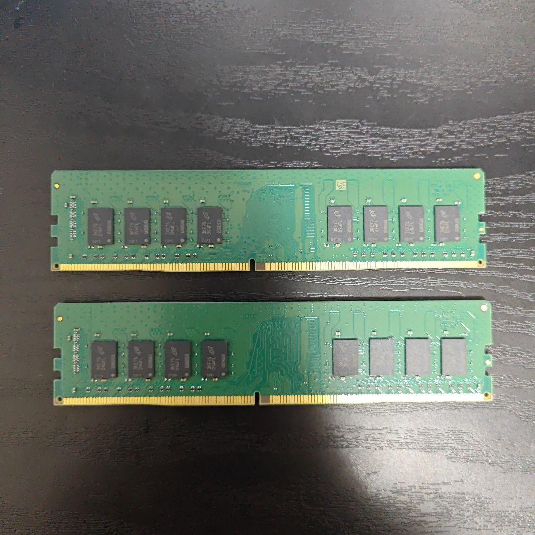Crucial 16GBx2 DDR4-3200 UDIMMメモリ 32GB