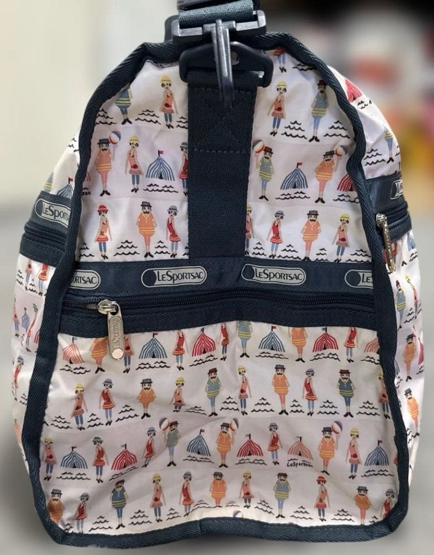 LeSportsac レスポ　ボストンバッグ 2way ポーチ付き 鍵付き