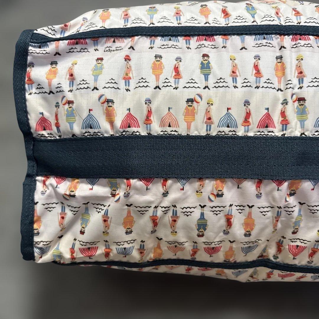 LeSportsac レスポ　ボストンバッグ 2way ポーチ付き 鍵付き