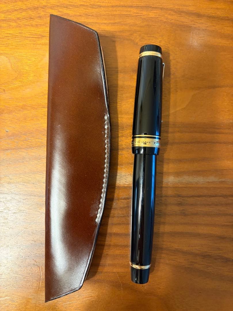 パイロット　カスタムurushi 専用ペンシース　国産コードバン