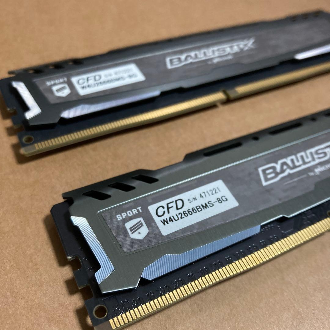 CFD DDR4-2666 8GB (２枚セット)