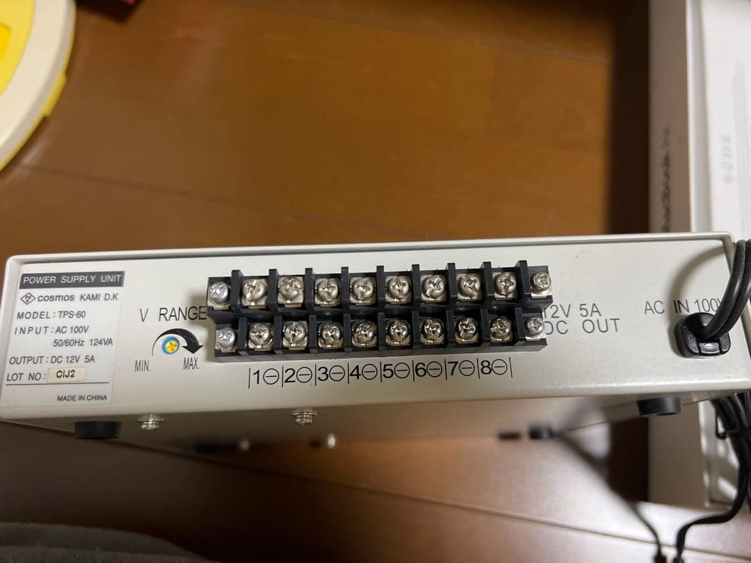 店舗使用 防犯カメラセット DVR4ch HDD録画 カメラ2台TPS-60電源