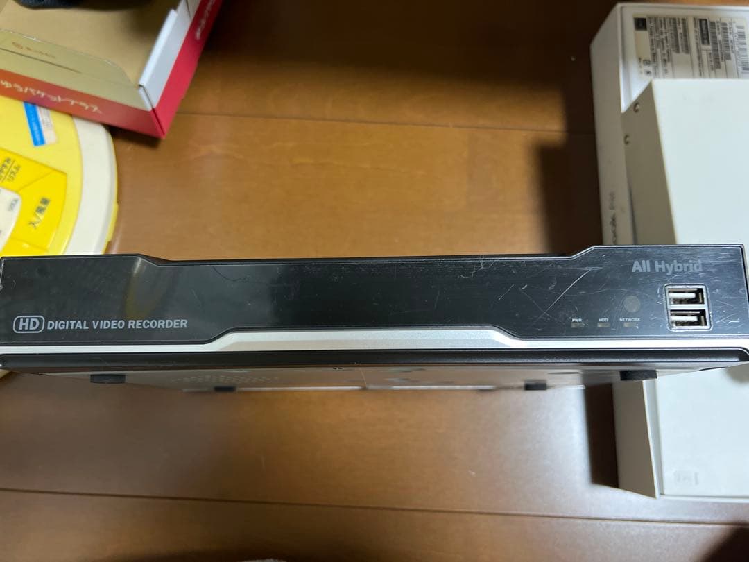 店舗使用 防犯カメラセット DVR4ch HDD録画 カメラ2台TPS-60電源