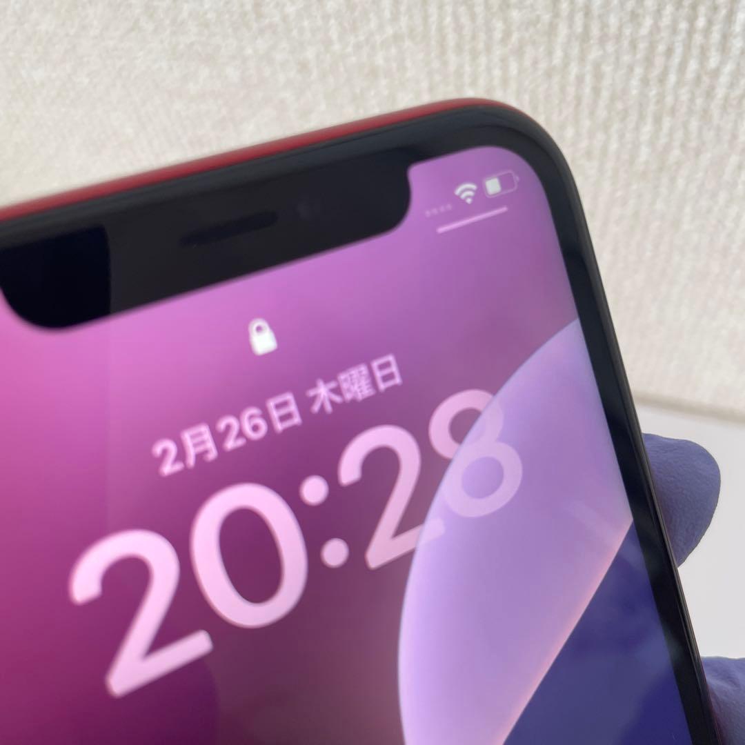 Apple iPhone XR 赤 128GB SIMフリー Face ID不可