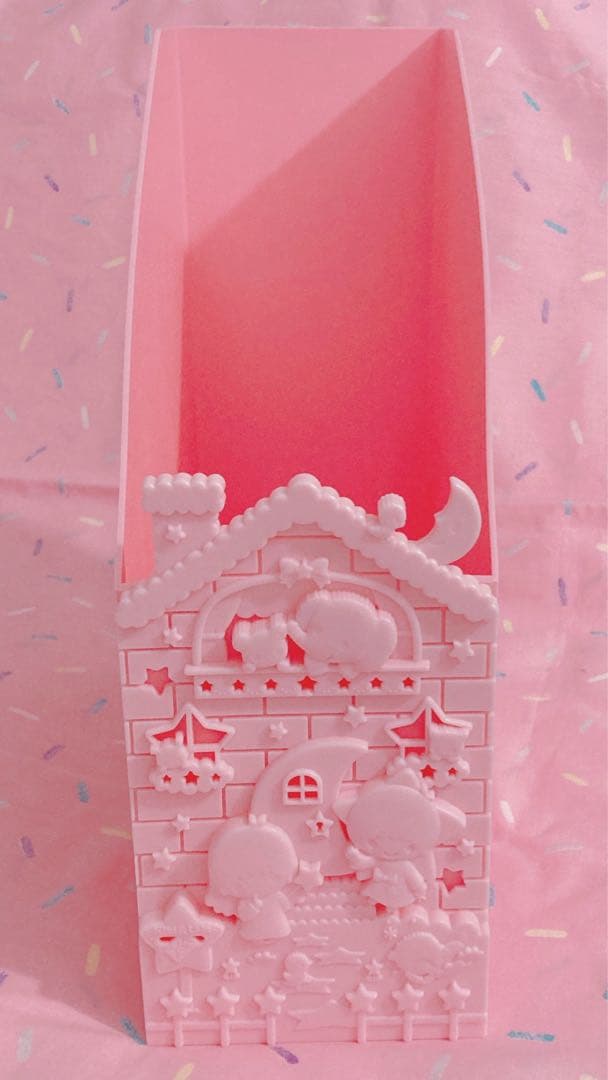 ♡キキララ レリーフボックスファイル マガジンラック 昭和レトロファンシー♡
