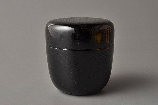 k726 茶道具　秀衡塗　青柳一郎　千両の枝（縁起物）の図棗