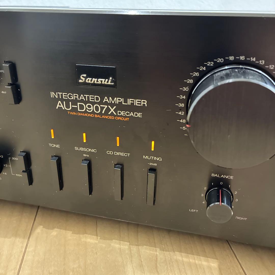 完動品！サンスイ名機　AU-D907X DECADEプリメインアンプ