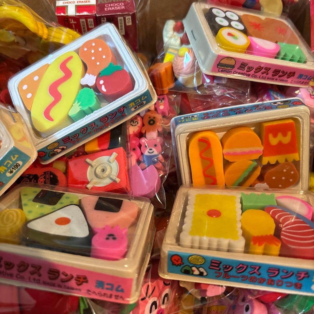 昭和レトロ 消しゴム 大量まとめ売り