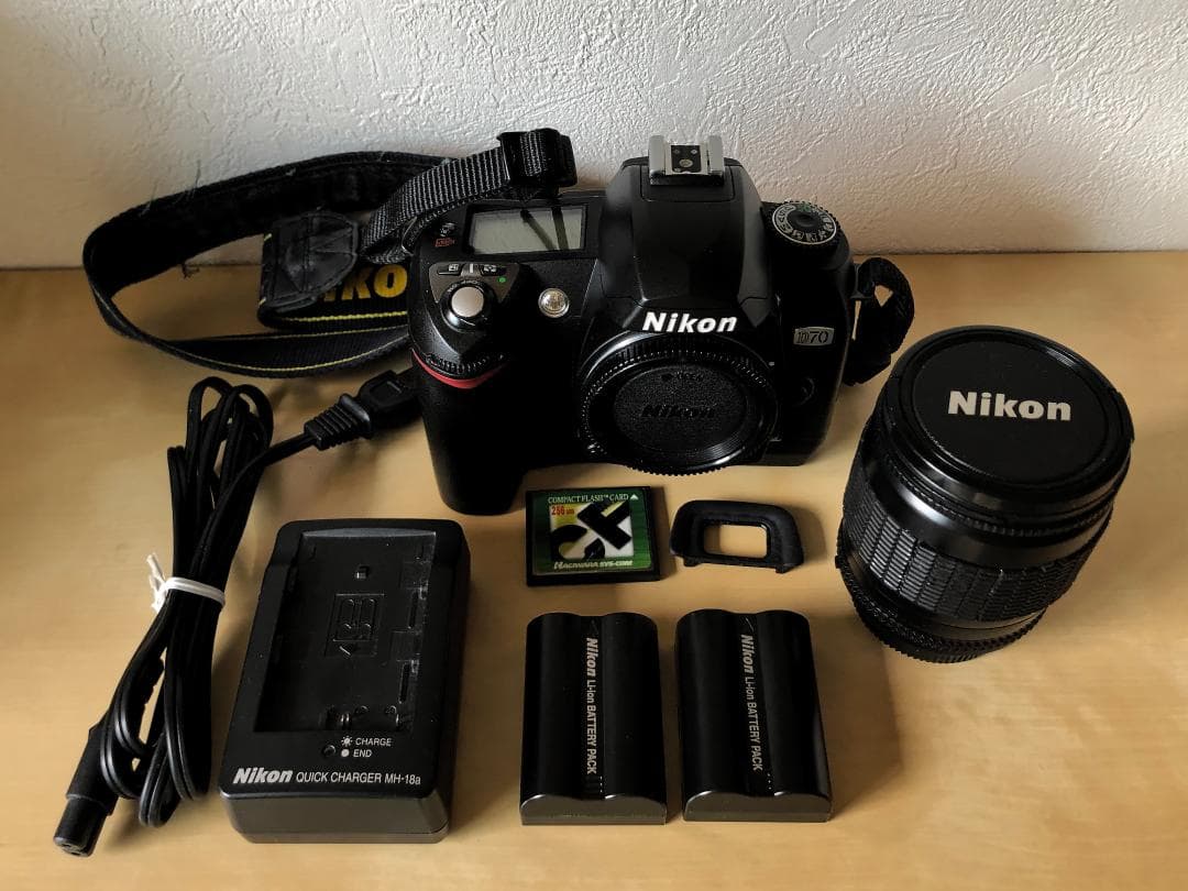Nikon D70 極少シャッター数 デジタル一眼レフ 純正レンズセット