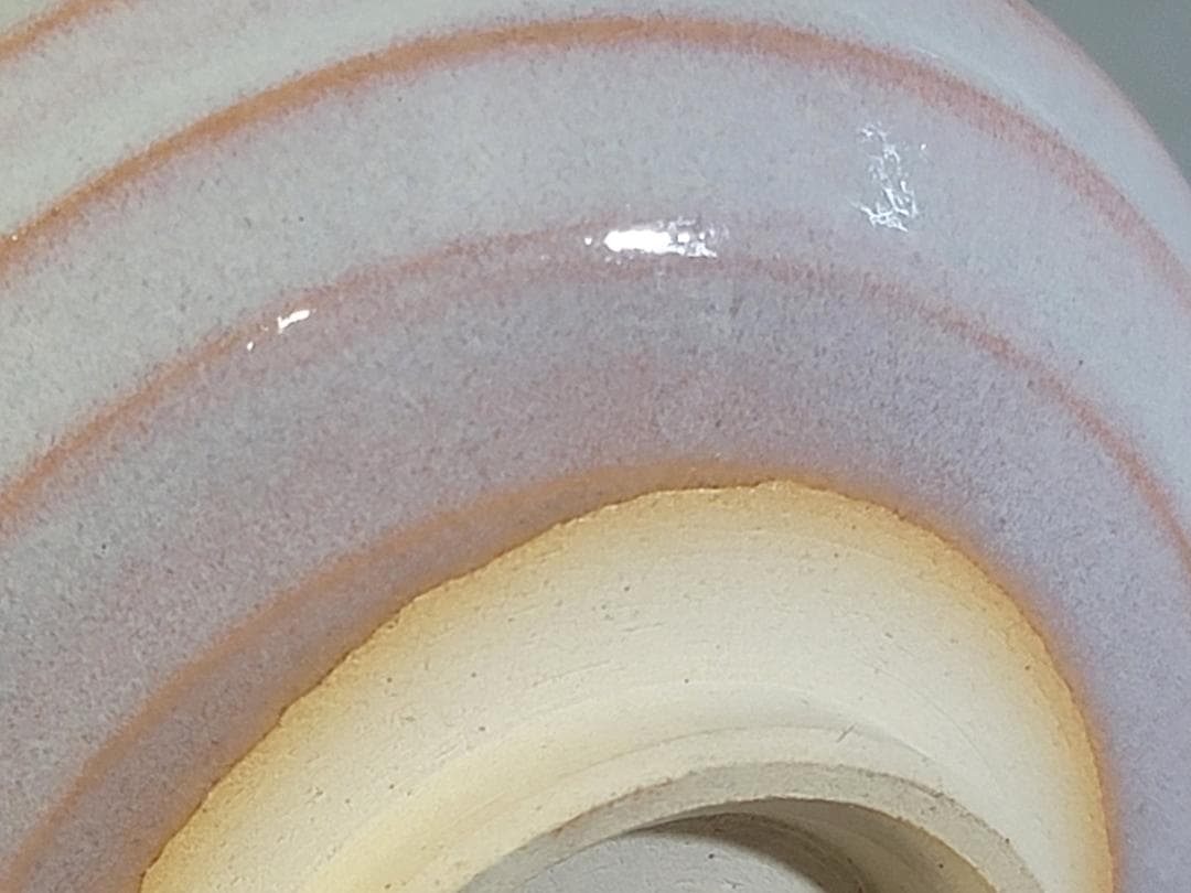 茶道具 奈良 赤膚焼 人形絵 茶碗 未使用 A541