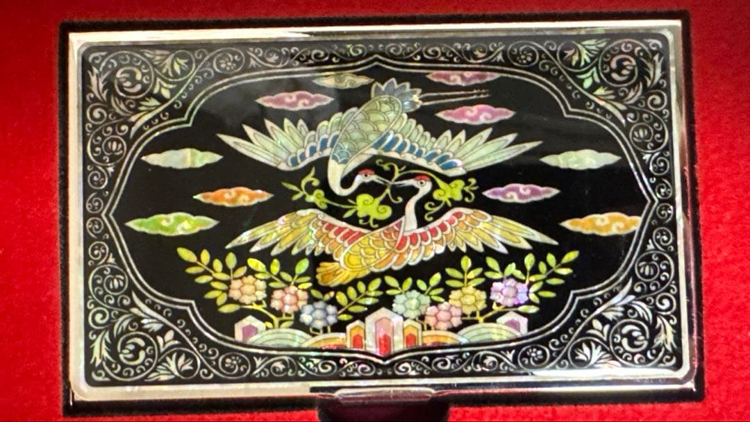 高級韓国産螺鈿ギフトセット | ナジョンチルギペン、USBメモリ、カードケース