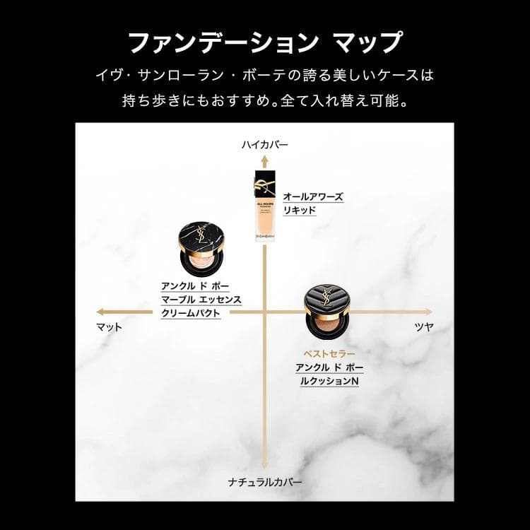 イヴ・サンローラン アンクル ド ポールクッションN30 定価10,670円