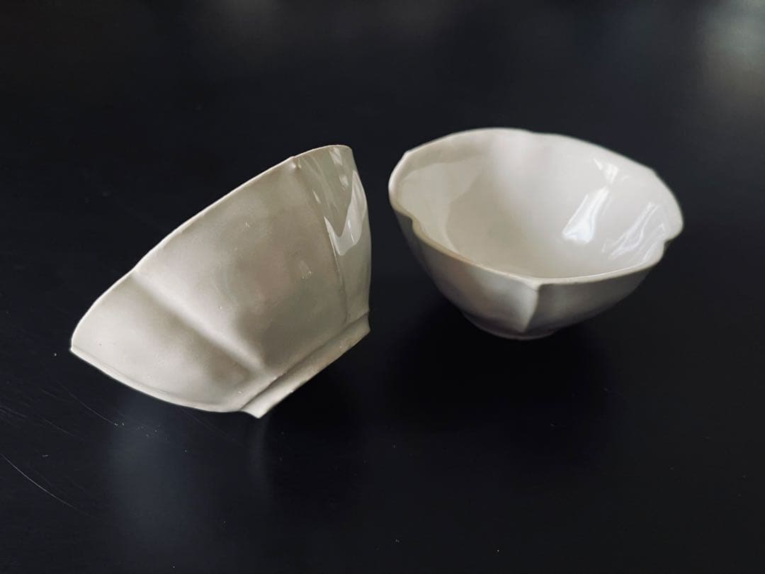 田中直純　花弁　茶杯　2個セット