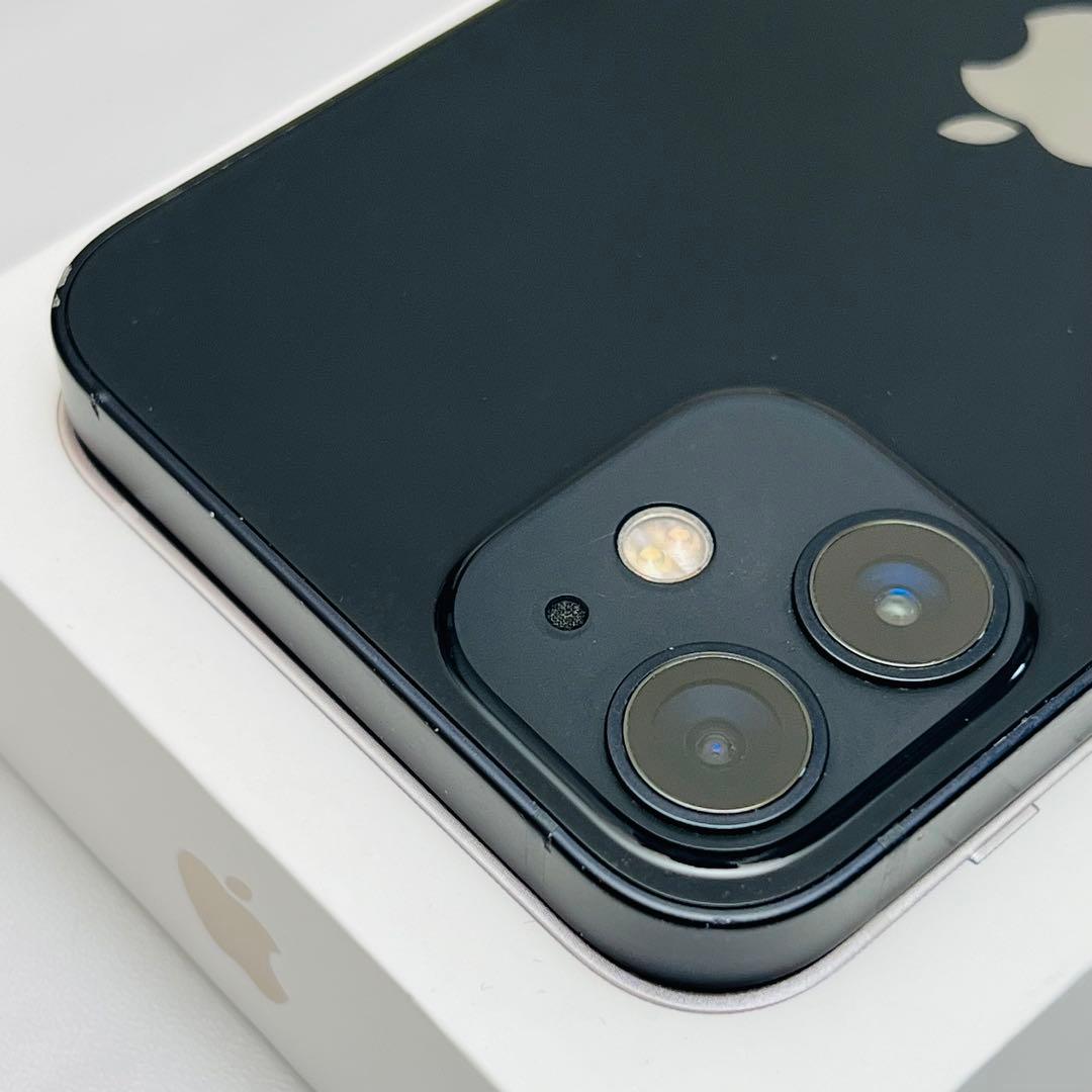 【良美品☆】iPhone12mini 本体 Black 256GB SIMフリー