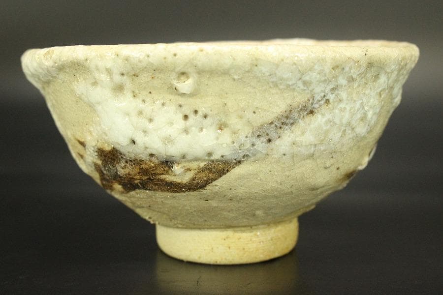 茶道具 抹茶茶碗 泡装飾 在印 木箱入(メ1774)