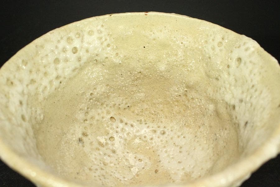 茶道具 抹茶茶碗 泡装飾 在印 木箱入(メ1774)