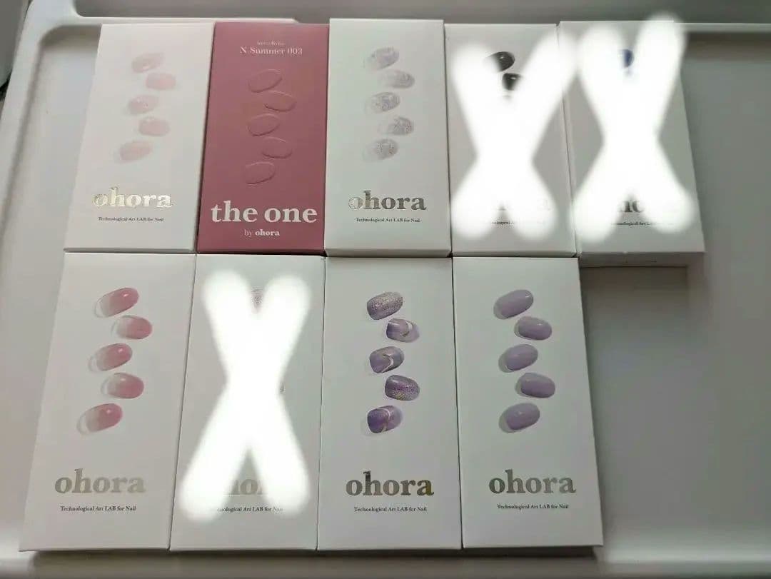 ohora ジェルネイルシール8点セット 廃盤多数