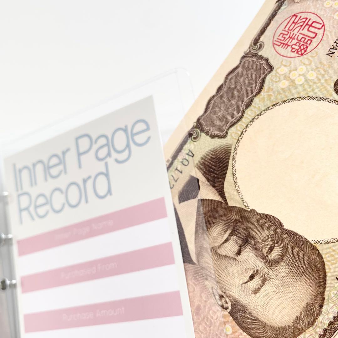 【1点のみ】韓国　貯金　バインダー　リフィル　aquセット