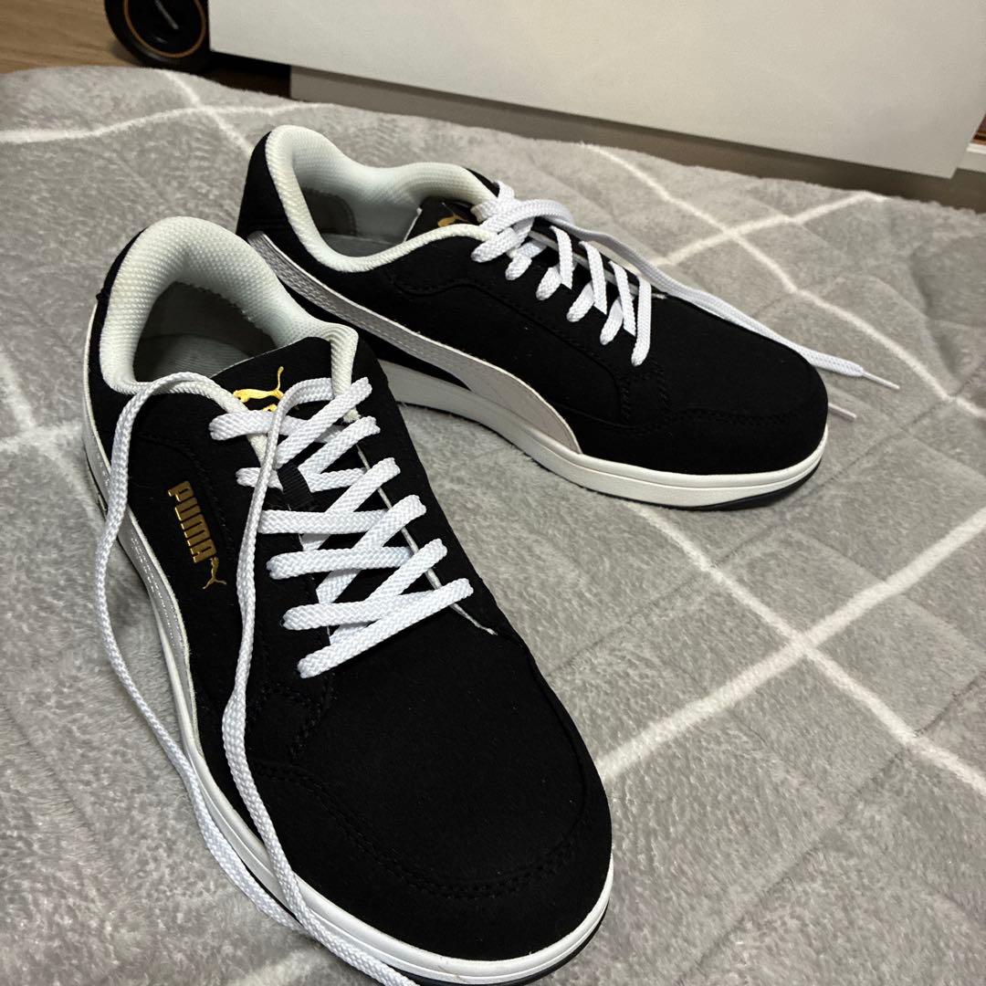 Puma ブラック 安全靴スニーカー