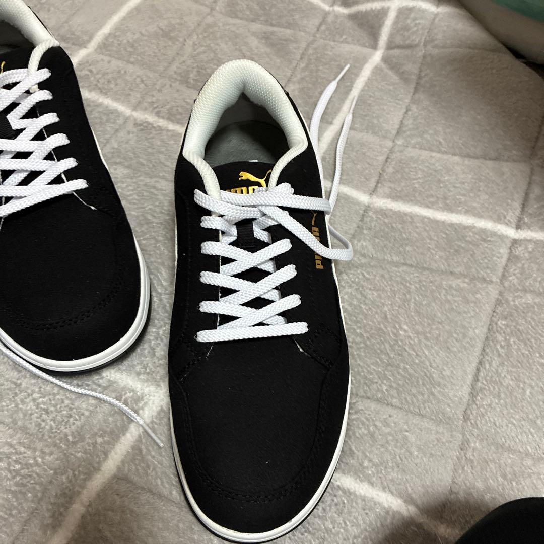 Puma ブラック 安全靴スニーカー