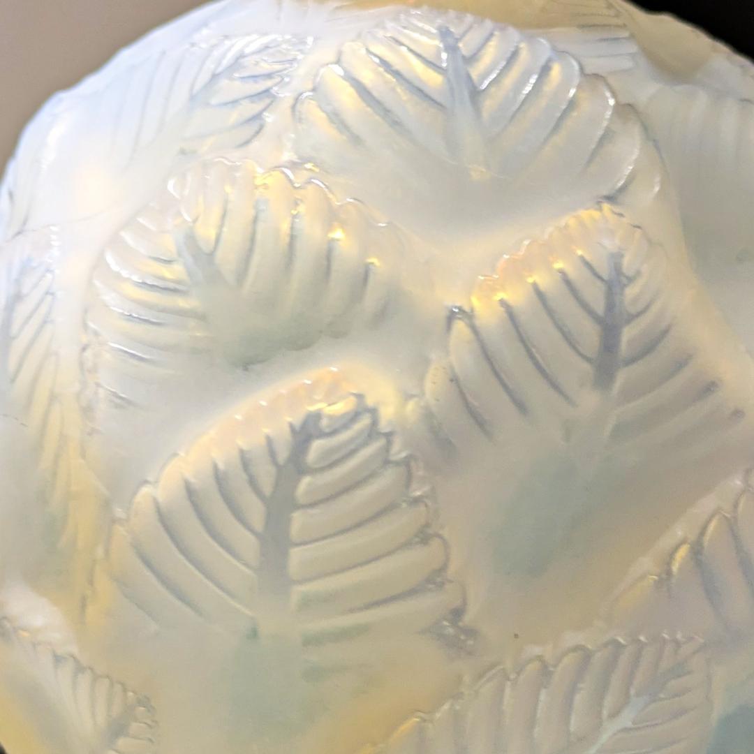 ルネラリック オルモー 花瓶 硝子 オパルセント Ormeaux カタログ984