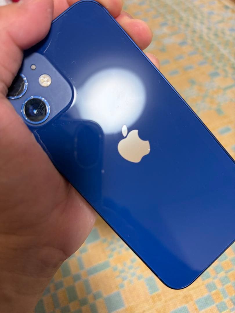 Apple iPhone 12 mini ブルー　ケース付き　256gb