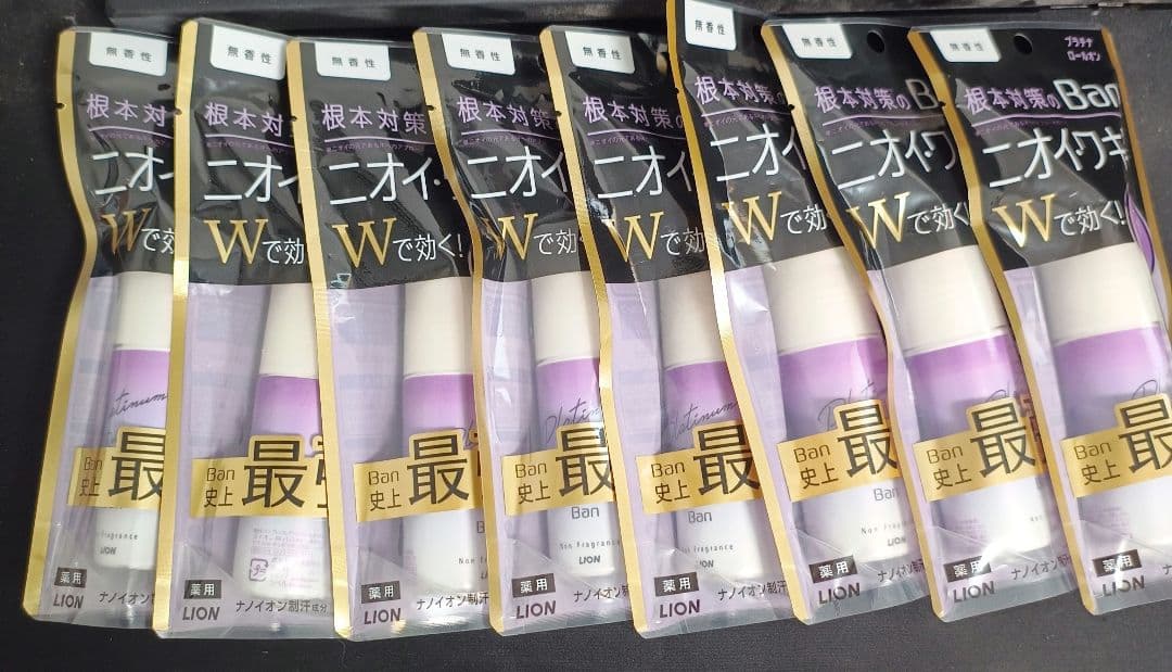 Ban バン　プラチナ　ロールオン　無香料　8個セット