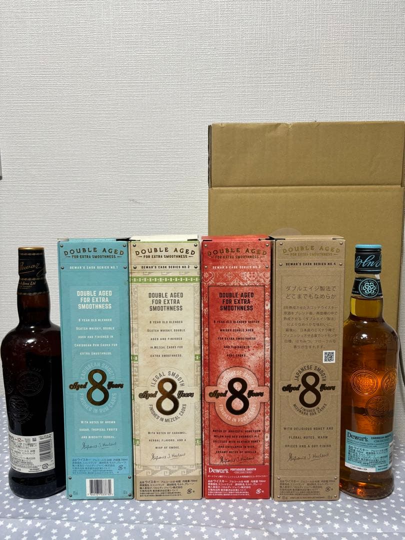 Dewar's カスクフィニッシュシリーズ含むウイスキー6本セット