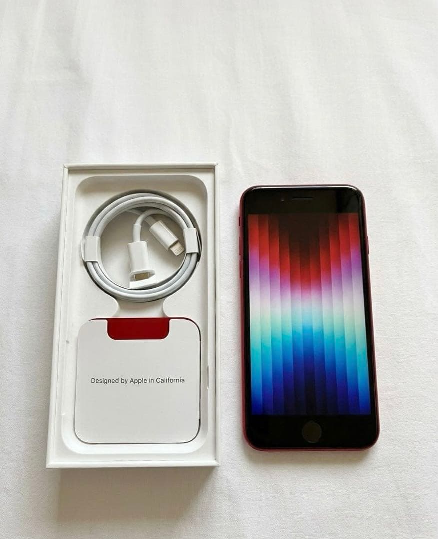 iPhone SE 第3世代 128GB (PRODUCT)RED SIMフリー