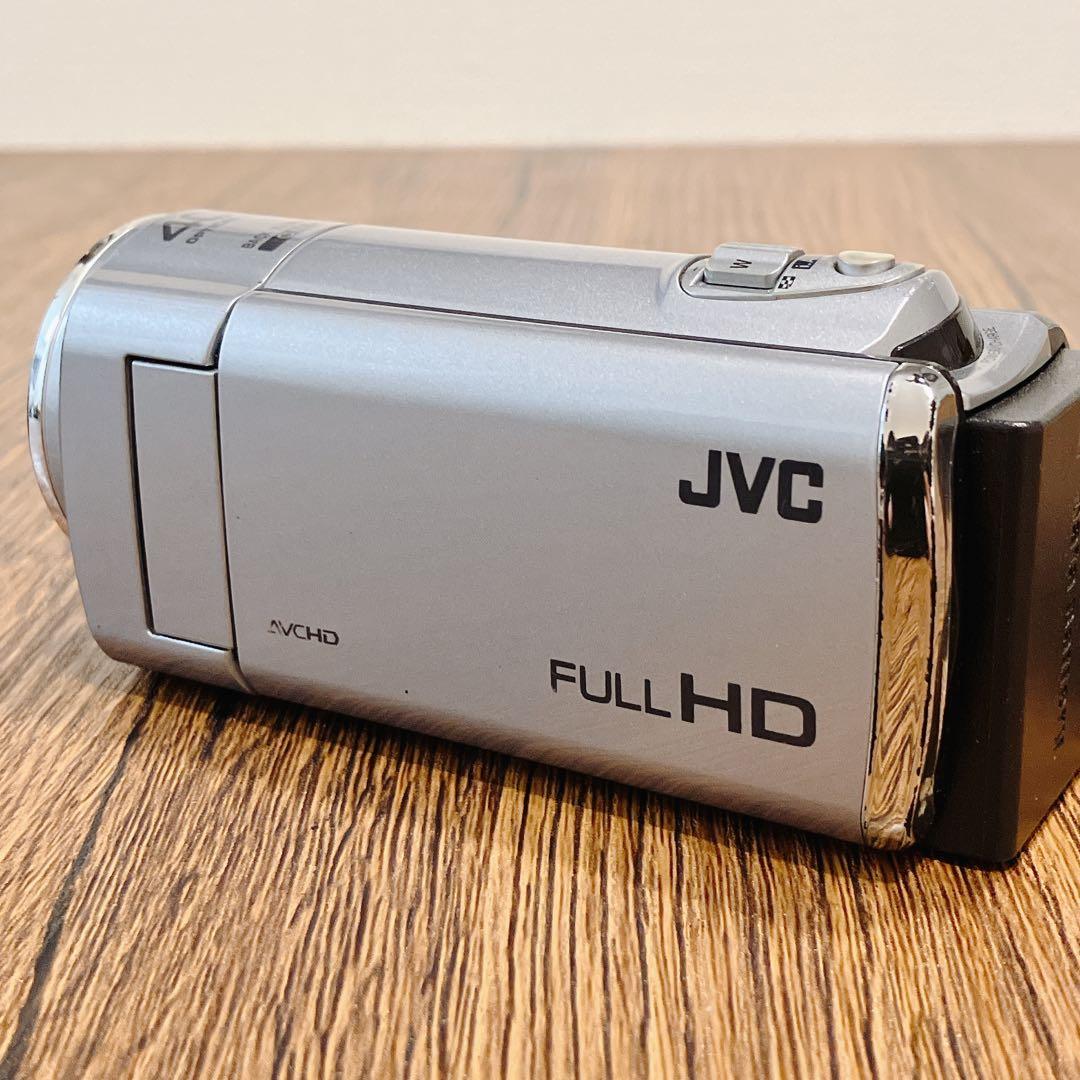 動作品　JVC フルHD ビデオカメラ Everio GZ-E100-S