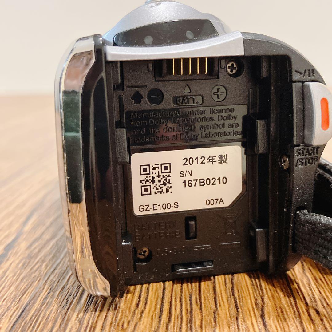 動作品　JVC フルHD ビデオカメラ Everio GZ-E100-S