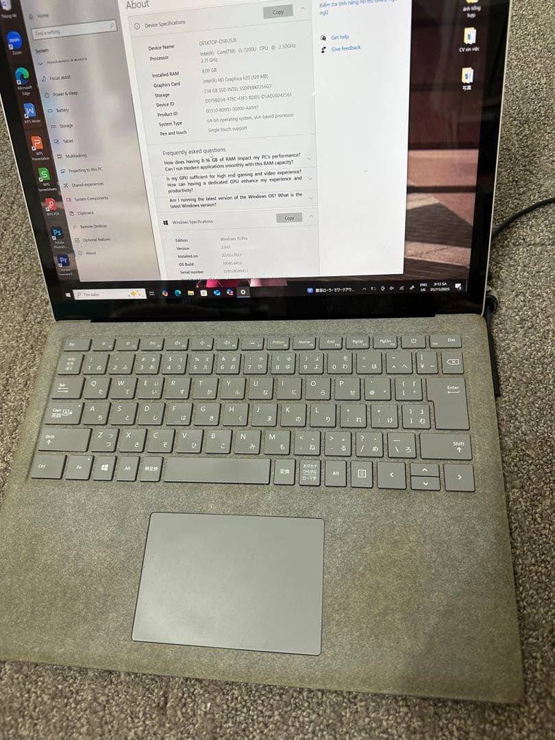 m*n様 Microsoft Surface Laptop 8GB